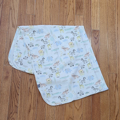 Up Baby Zoo Animals Blanket