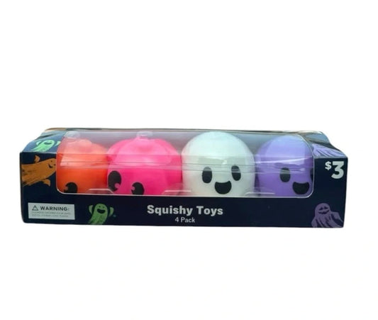 Viral Halloween Squishy Set - 4 Pack - Pumpkins & Ghosts!