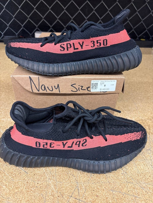 Yeezy 350 Core Red Men 8 Used - Sneakers - Jawns on Fire Sneakers & Shoes